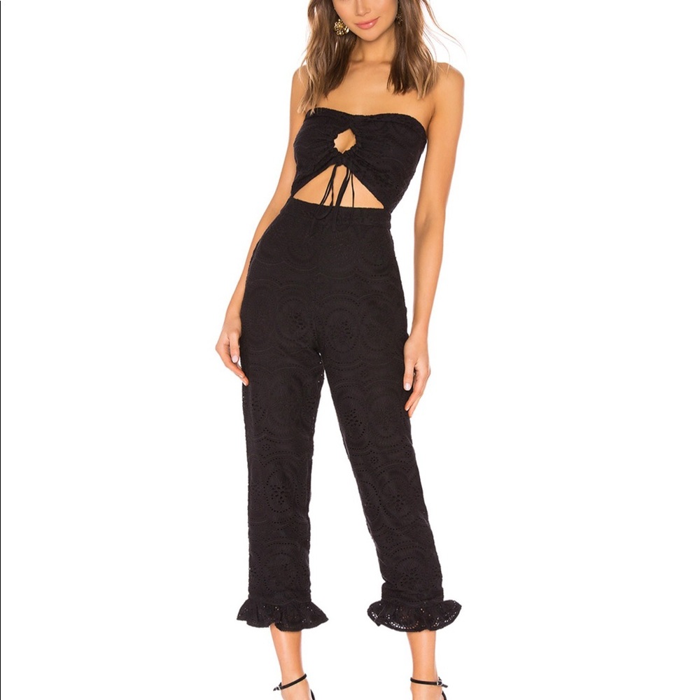 Lovers and Friends Strapless Jumpsuit